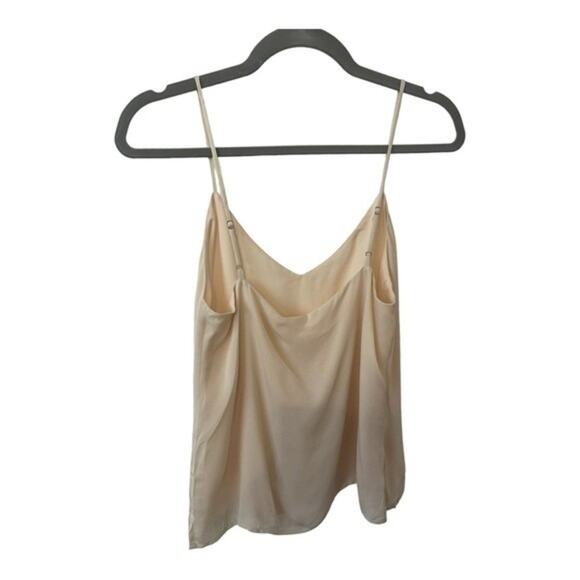 NWT L’AGENCE Jane Silk Parchment / Cream Cami Adjustable Straps Blouse - Size XS - Picture 10 of 16